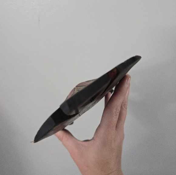 VTG African Tribal Wooden Kenya Mask Hand Carved and Painted * Chip - Picture 9 of 12